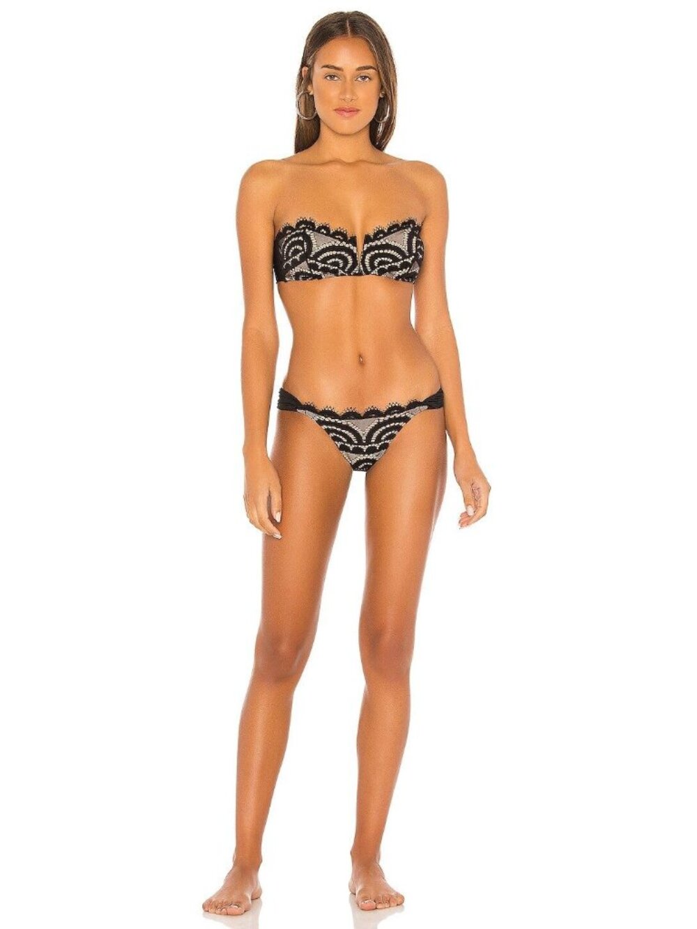 Pily Q Lace Bandeau Bikini Top
